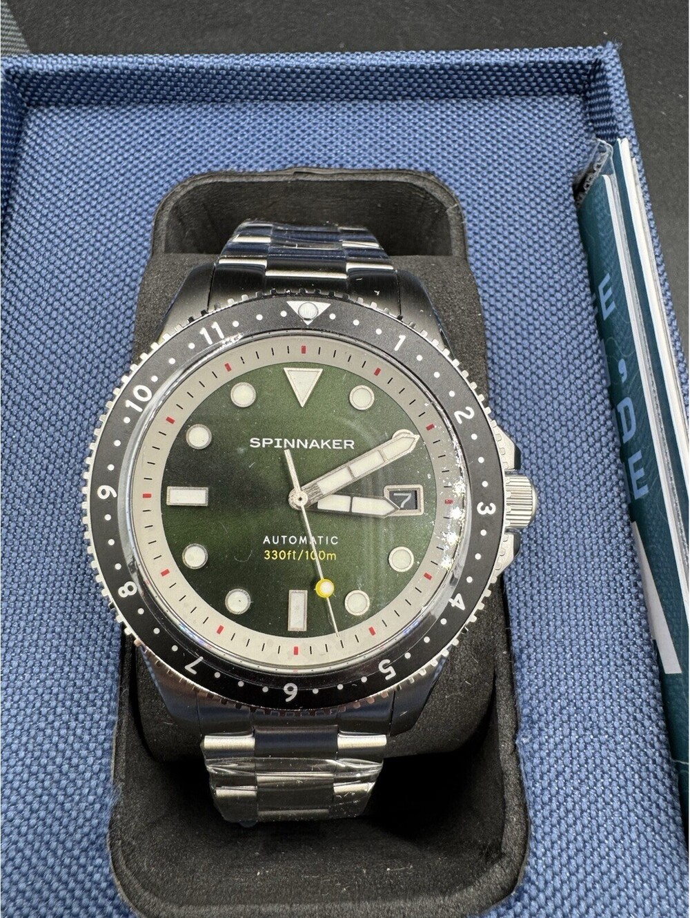 Spinnaker Automatic Green/Stainless Steel | Green Dial Wristwatch SP-5136-22 New